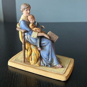 1985 Norman Rockwell "Bedtime" Porcelain Figurine Collector's Series